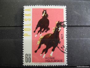 Timbres: Polonia 1963. Ybert: 1316 Caballos. Nuevo Con charnela